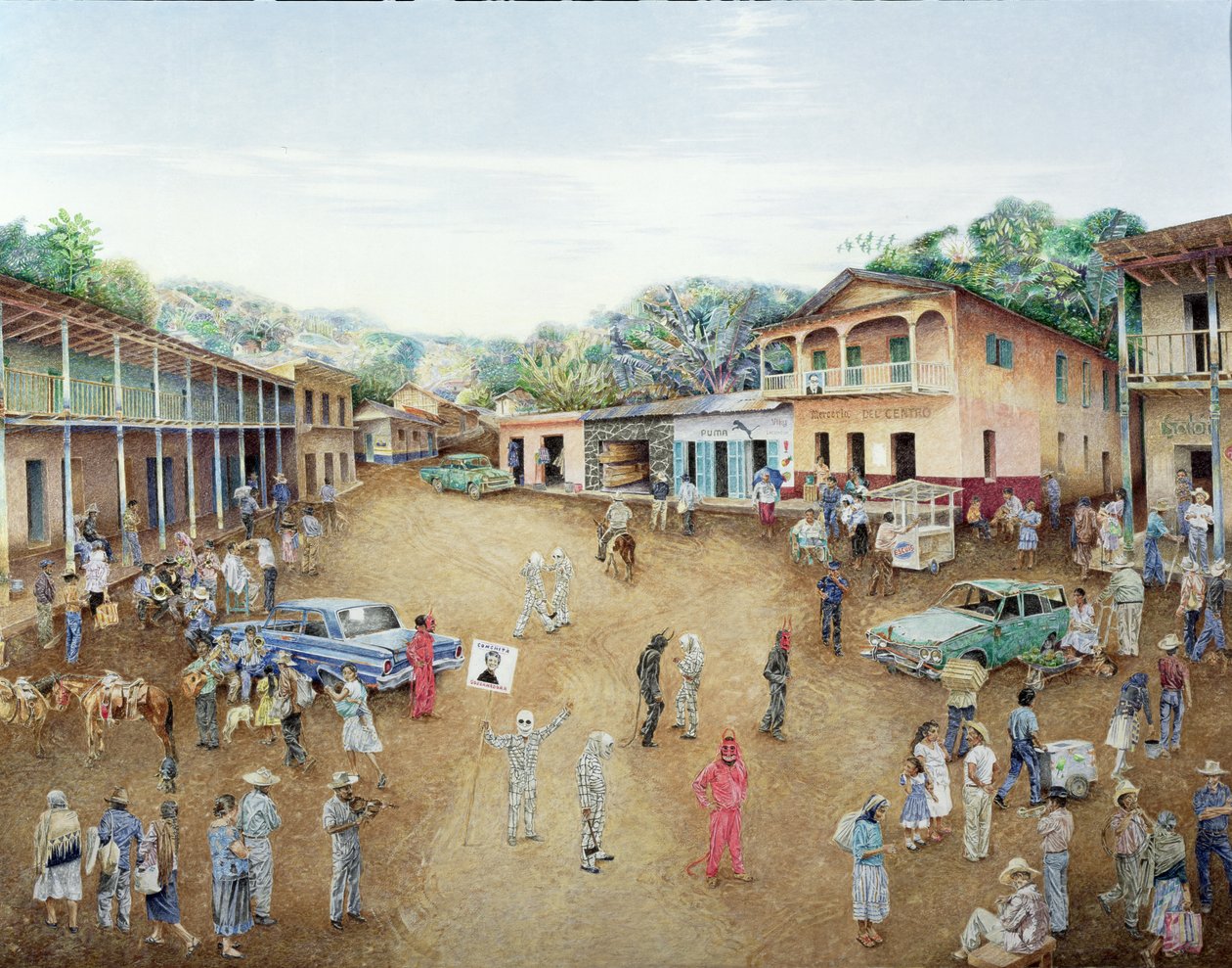 Čerti a kostlivci čekající na příchod kandidáta, 1987 od James Reeve
