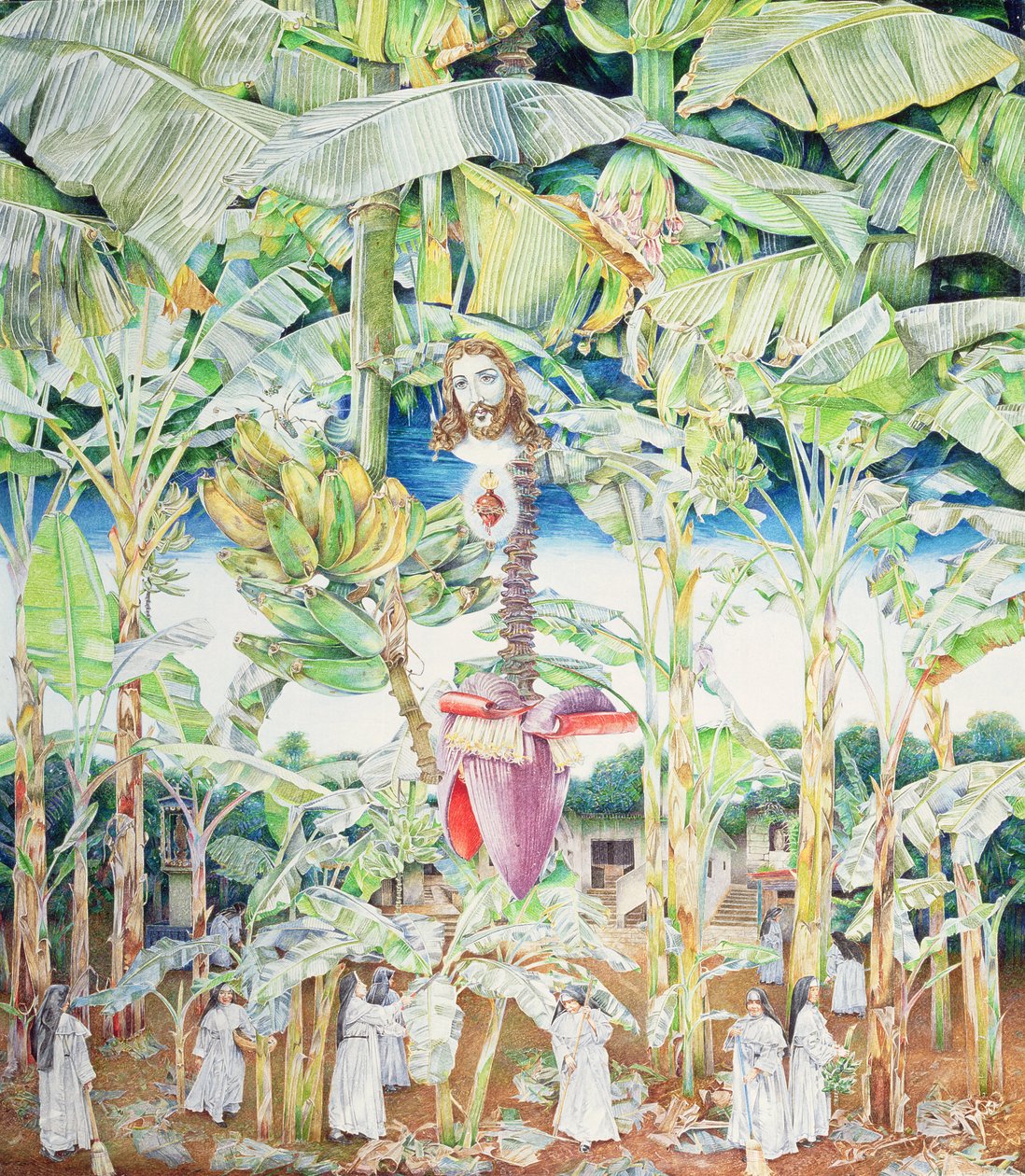 Miraculous Vision of Christ in the Banana Grove, 1989 od James Reeve