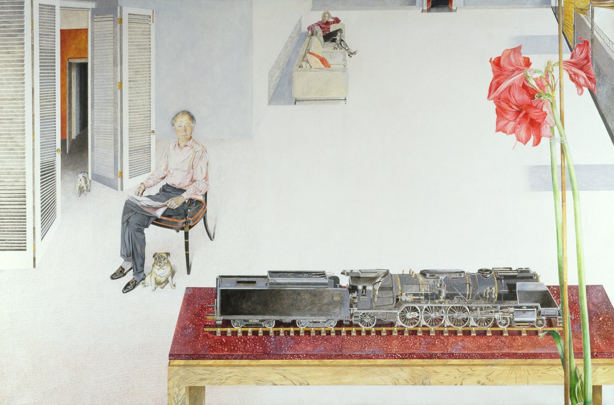 Portrét lorda Johna Cholmondeleye, 1968 od James Reeve