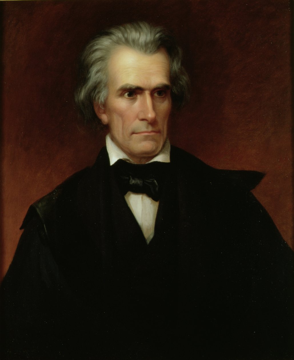 John Caldwell Calhoun (1782-1850) kolem roku 1845 od James Reid Lambdin