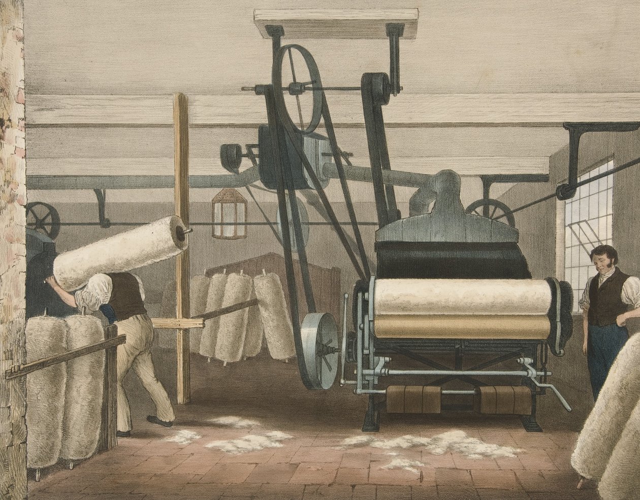 Lap Frame, Progress of Cotton č. 3, nakl. 1840 od James Richard Barfoot