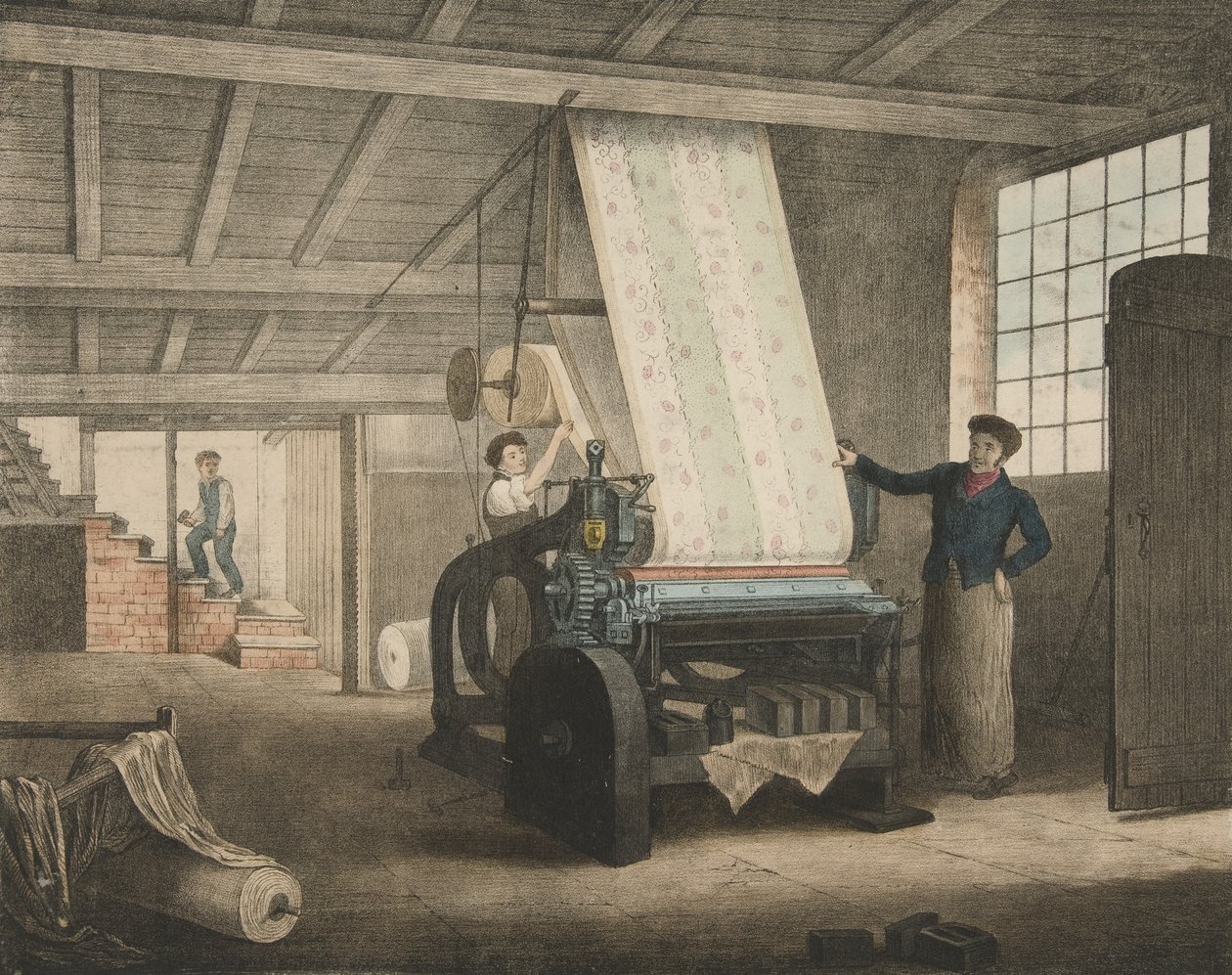 Tisk, Progress of Cotton č. 12, nakl. 1840 od James Richard Barfoot