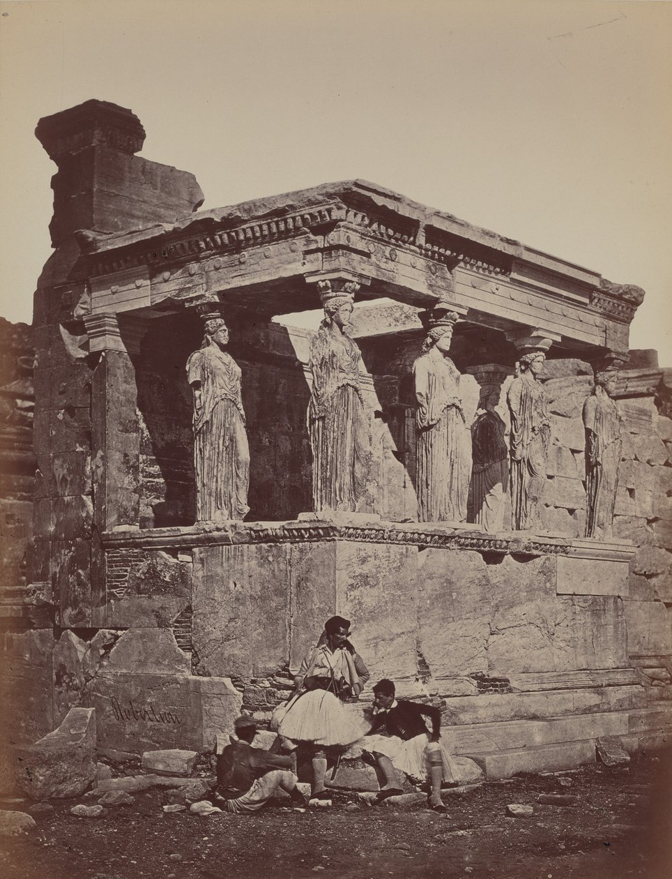 Karyatidy z Erecthea,1857 (foto) od James Robertson