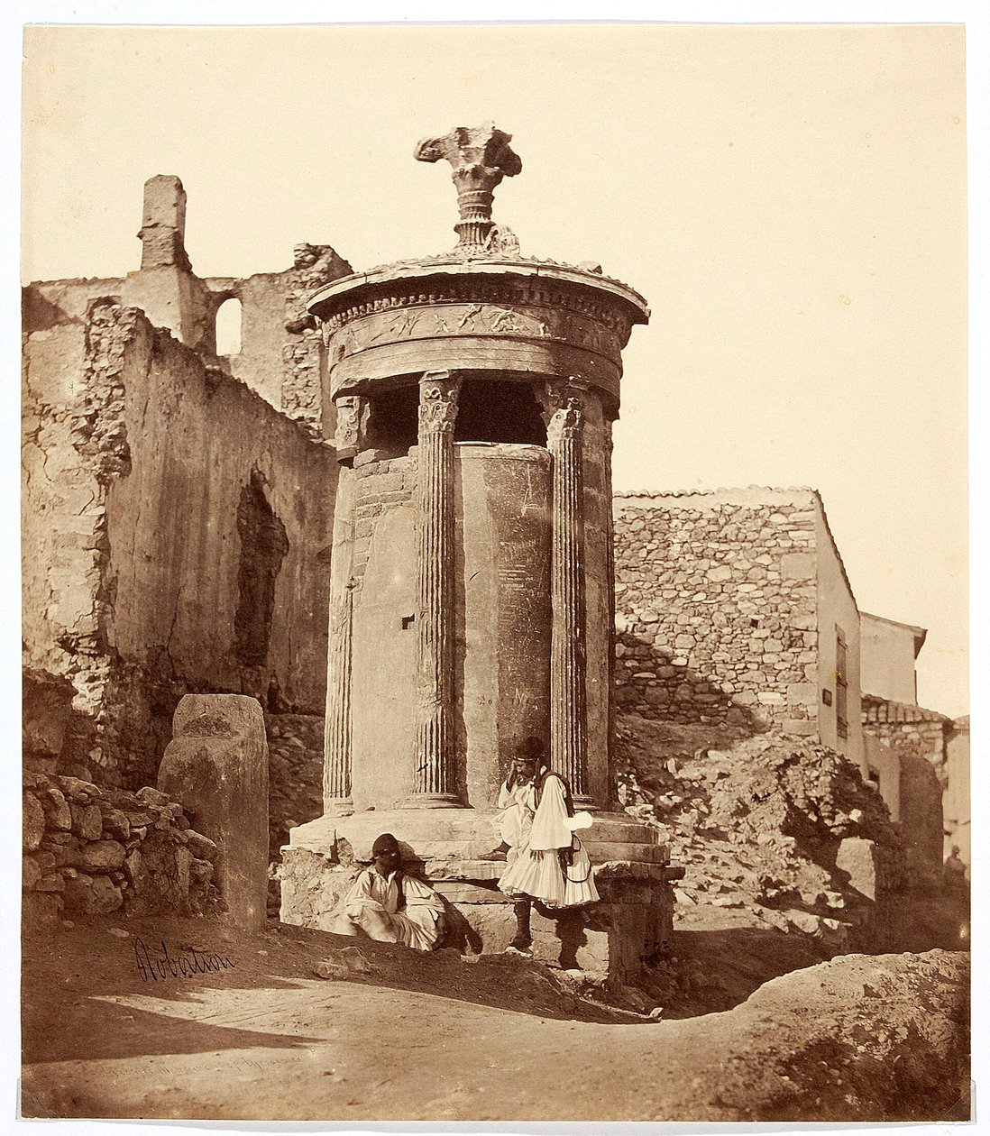 „Chorégický monument Lysikrata“ [Athény. Lysikratův monument] od James Robertson