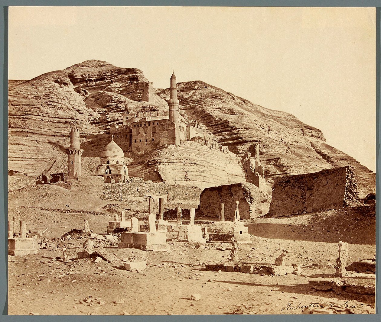 Egypt. Káhira. Pevnost Muhammada Alího u náhorní plošiny Mukattam (18./19. století) od James Robertson
