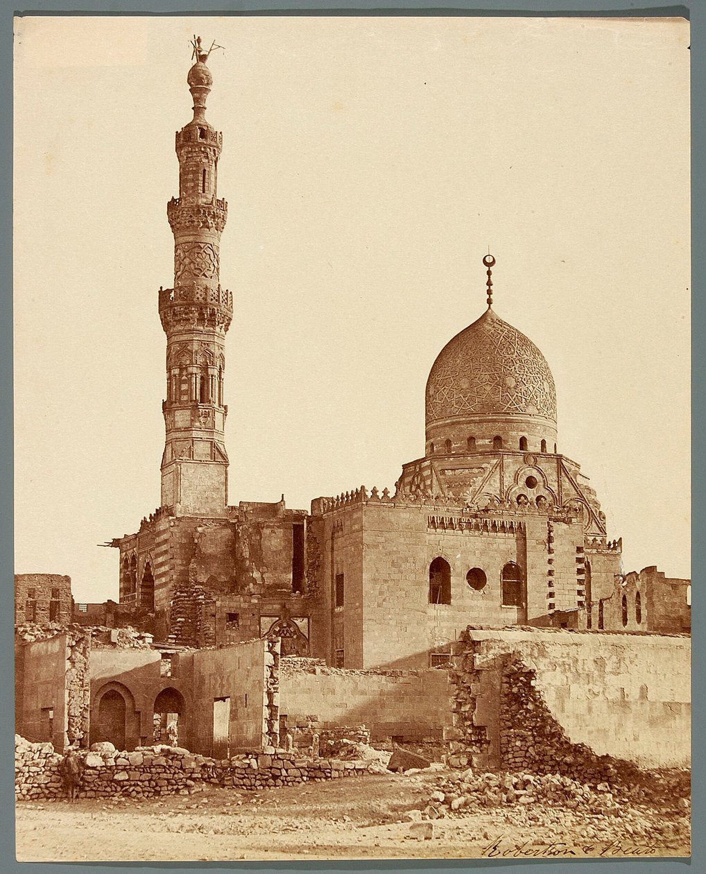 Egypt. Káhira. Hrobový komplex sultána Kajtbáje (1472-1474) od James Robertson