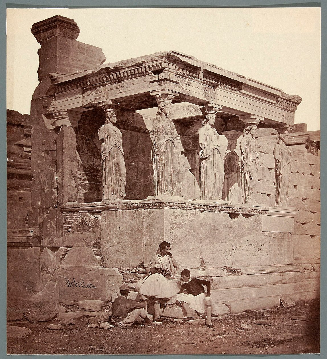 Erechtheion - chrám na athénské Akropoli. od James Robertson