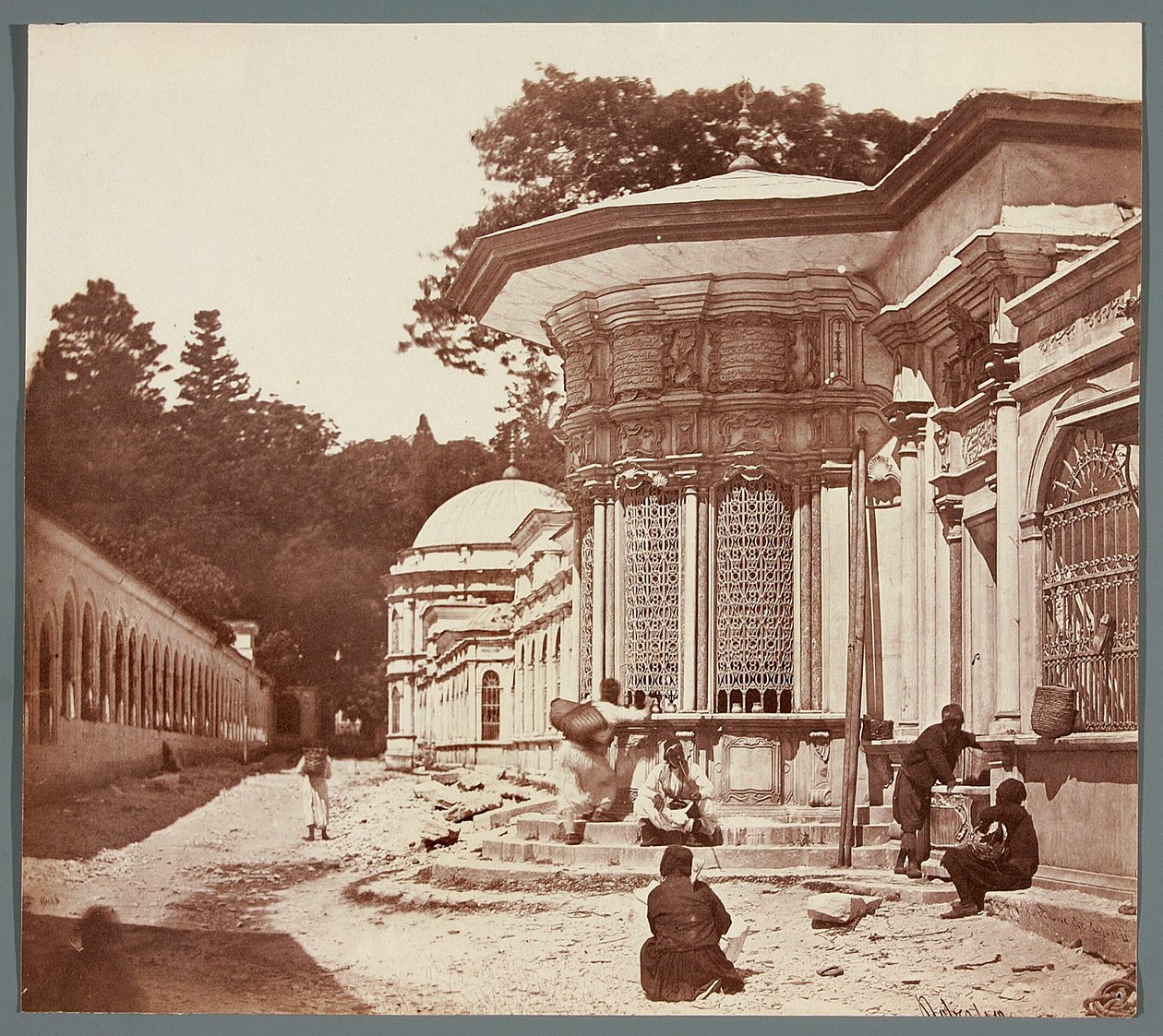 Fontaine de Eyoub [Istanbul. Kašna sultána Eyüpa?] od James Robertson