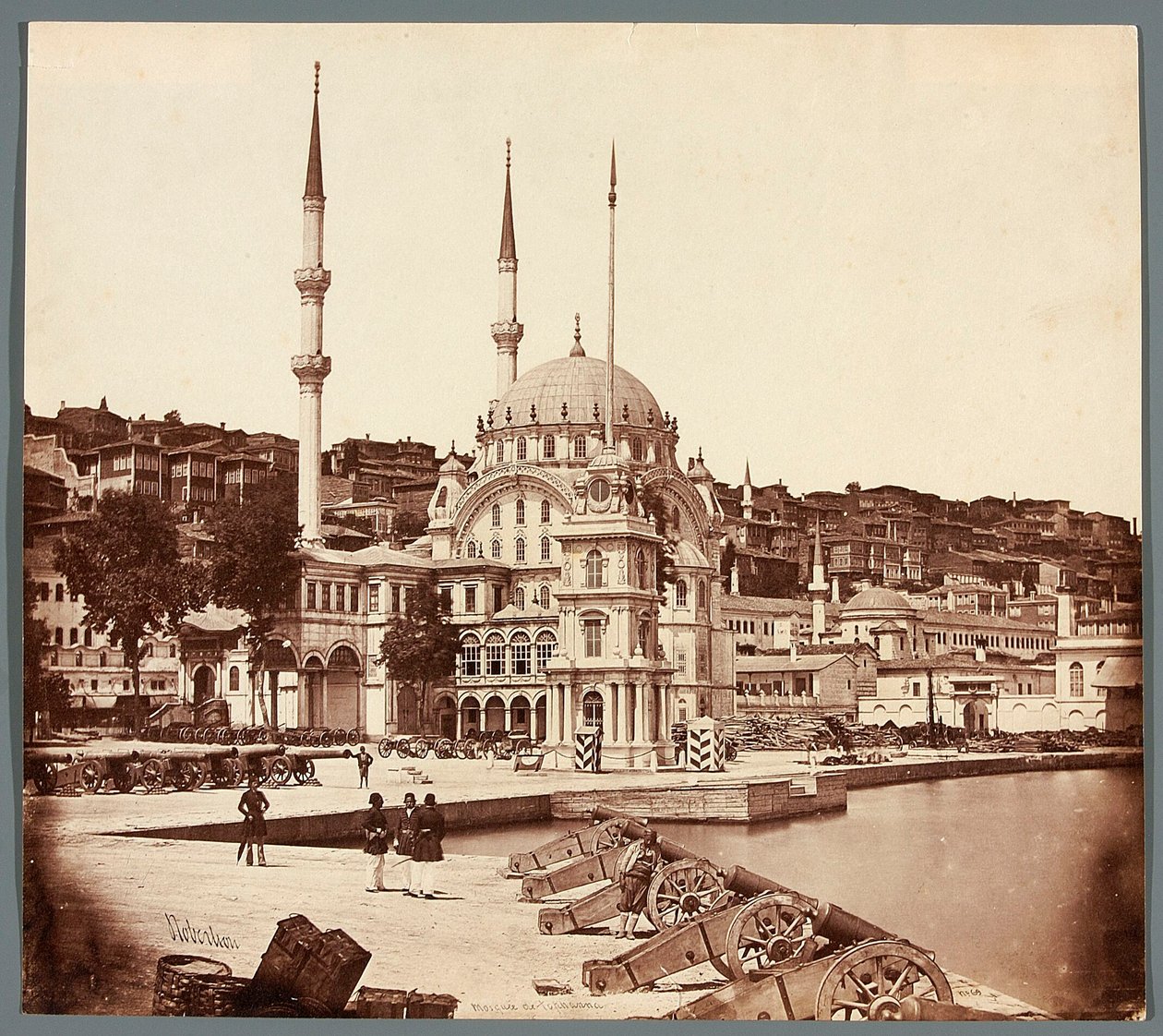„Mosquée de Tophanna“ [Istanbul. Mešita v Tophane] od James Robertson