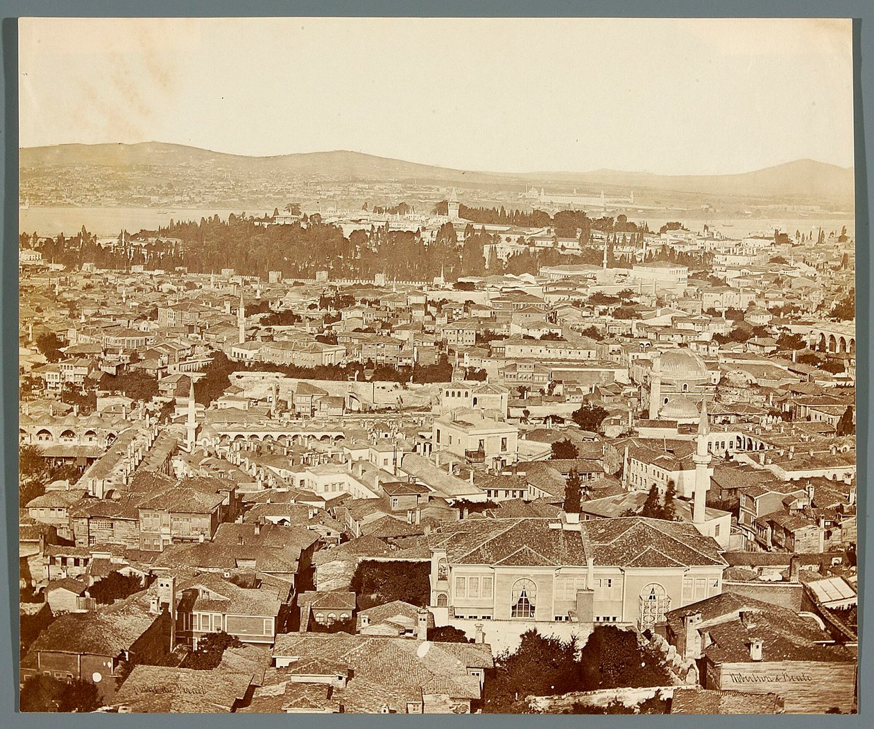 „Point du Serail“ [Istanbul. Panorama města] od James Robertson