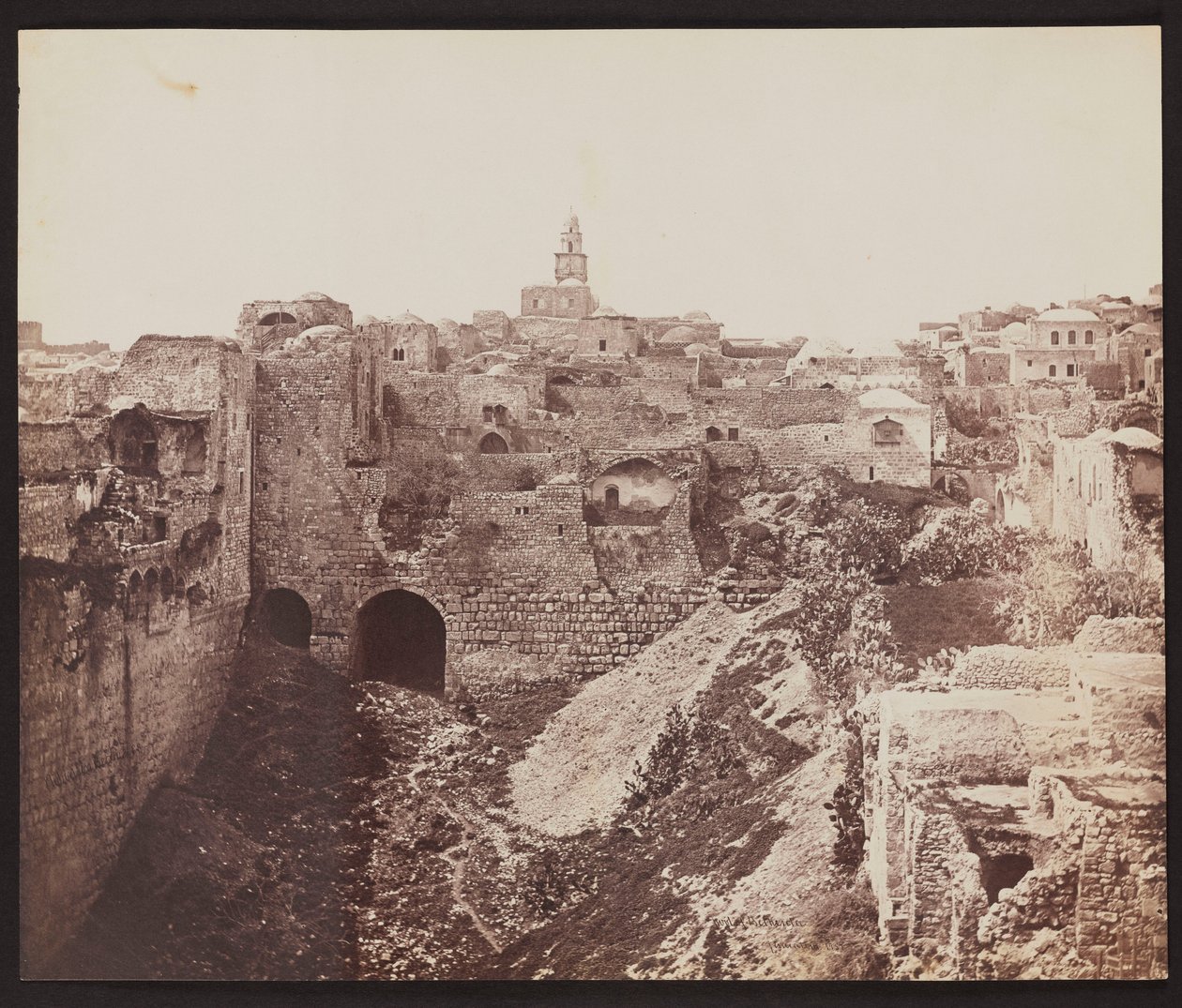 Rybník Bethesda. Jeruzalém [Jeruzalém. Rybník Bethesda] od James Robertson