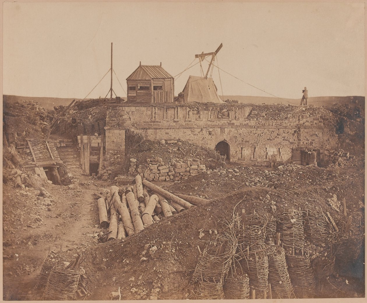 Věž Malakoff, Sevastopol, 12. září 1855 od James Robertson