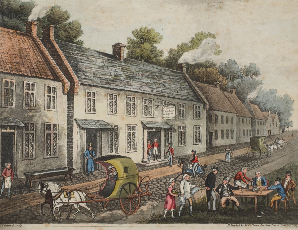 Sídlo vévody z Wellingtonu ve vesnici Waterloo od James Rouse