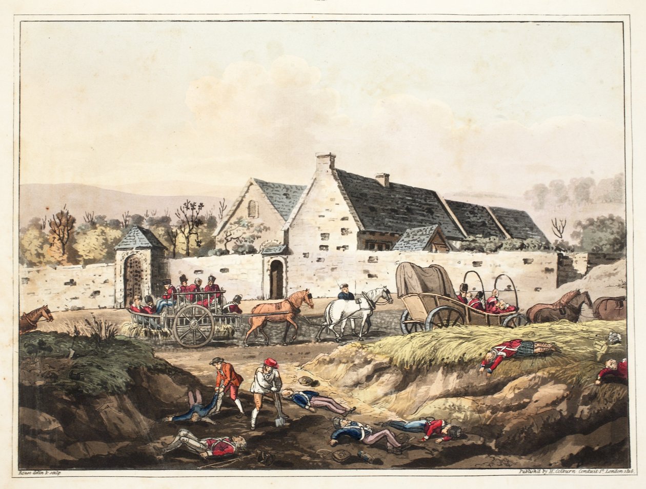 Farma La Haye Sainte od James Rouse