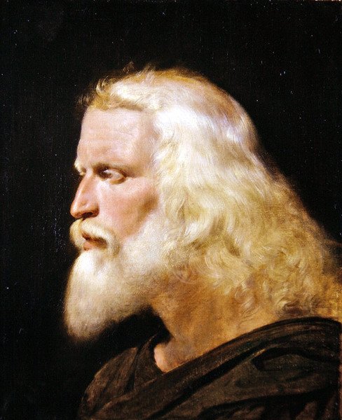 Klasický portrét muže (olej na plátně) od James Sant