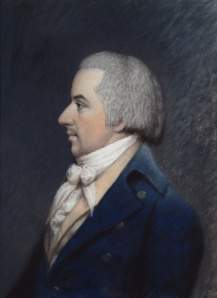 Vévoda z Liancourtu (pastel na šedém papíře) od James Sharples