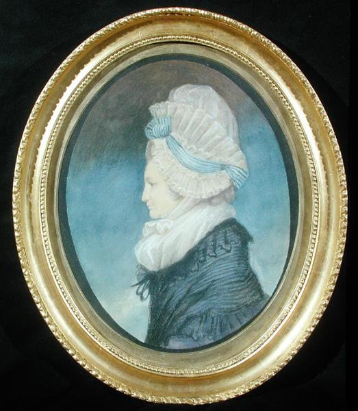 Paní Thrale (pastel na papíře) od James Sharples