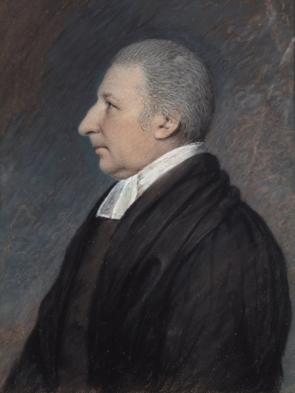 Rowland Hill (pastel na šedém papíře) od James Sharples