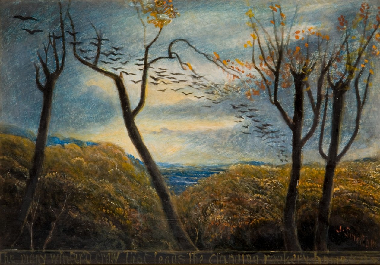 Monet talvehtineet varis od James Smetham
