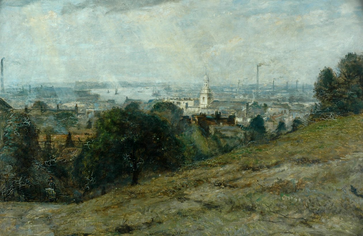 Pohled z Greenwich Hill od James Stevens Hill