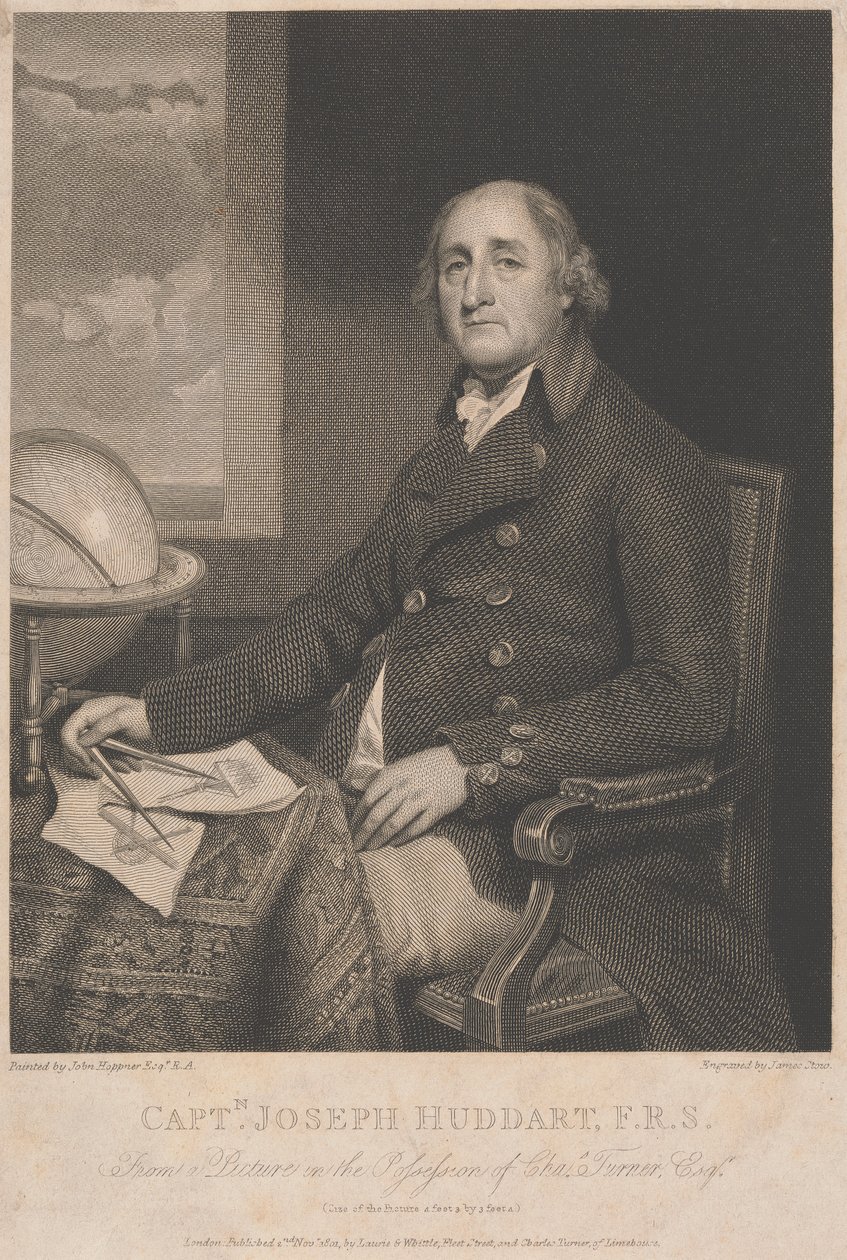 Kapitán Joseph Huddart od James Stow
