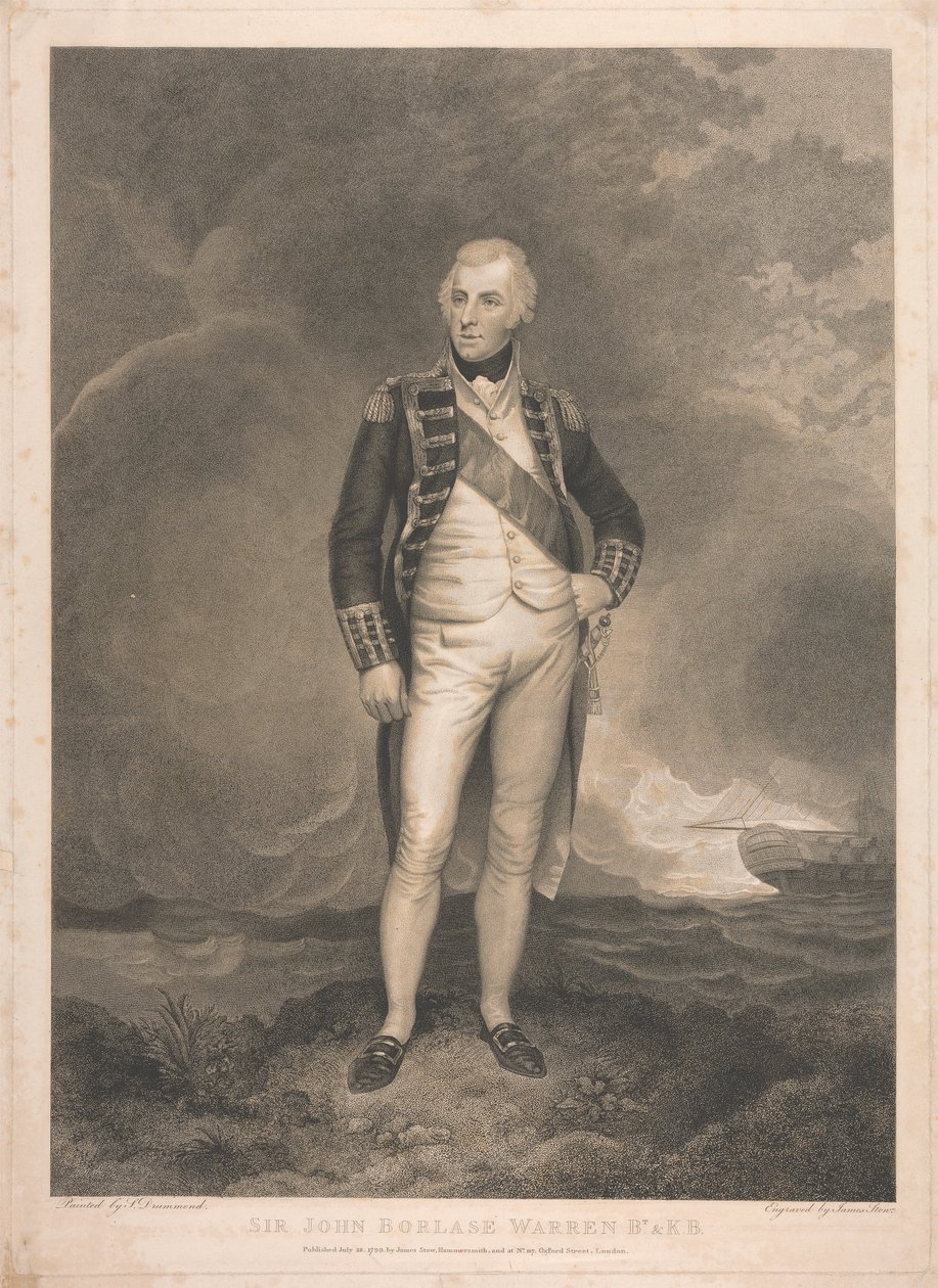 Sir John Borlase Warren od James Stow