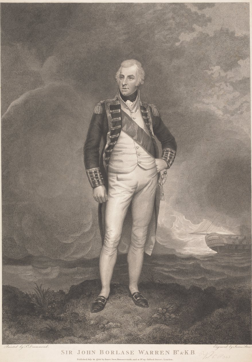 Sir John Borlase Warren od James Stow