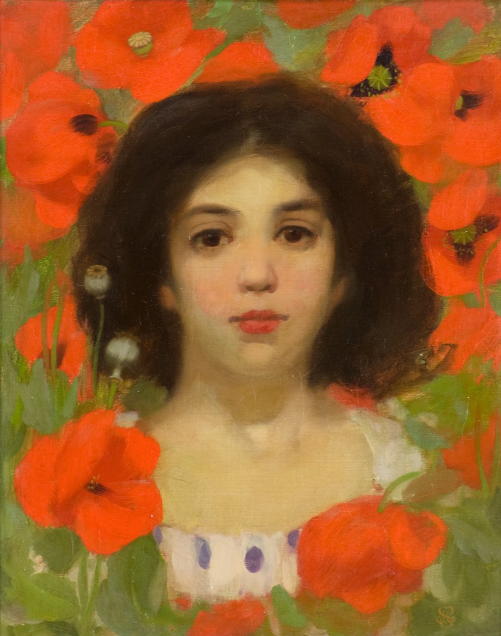 A Gipsy Maid, asi 1890-95 (olej na plátně) od James Stuart Park