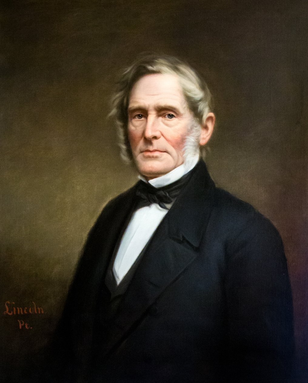 Guvernér státu RI Elisha Harris od James Sullivan Lincoln