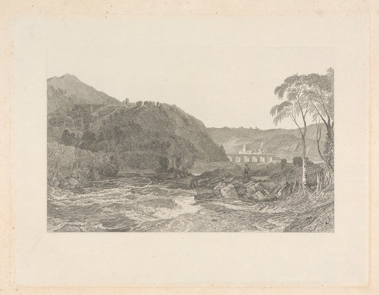 Llangollen, Severní Wales od James T. Willmore