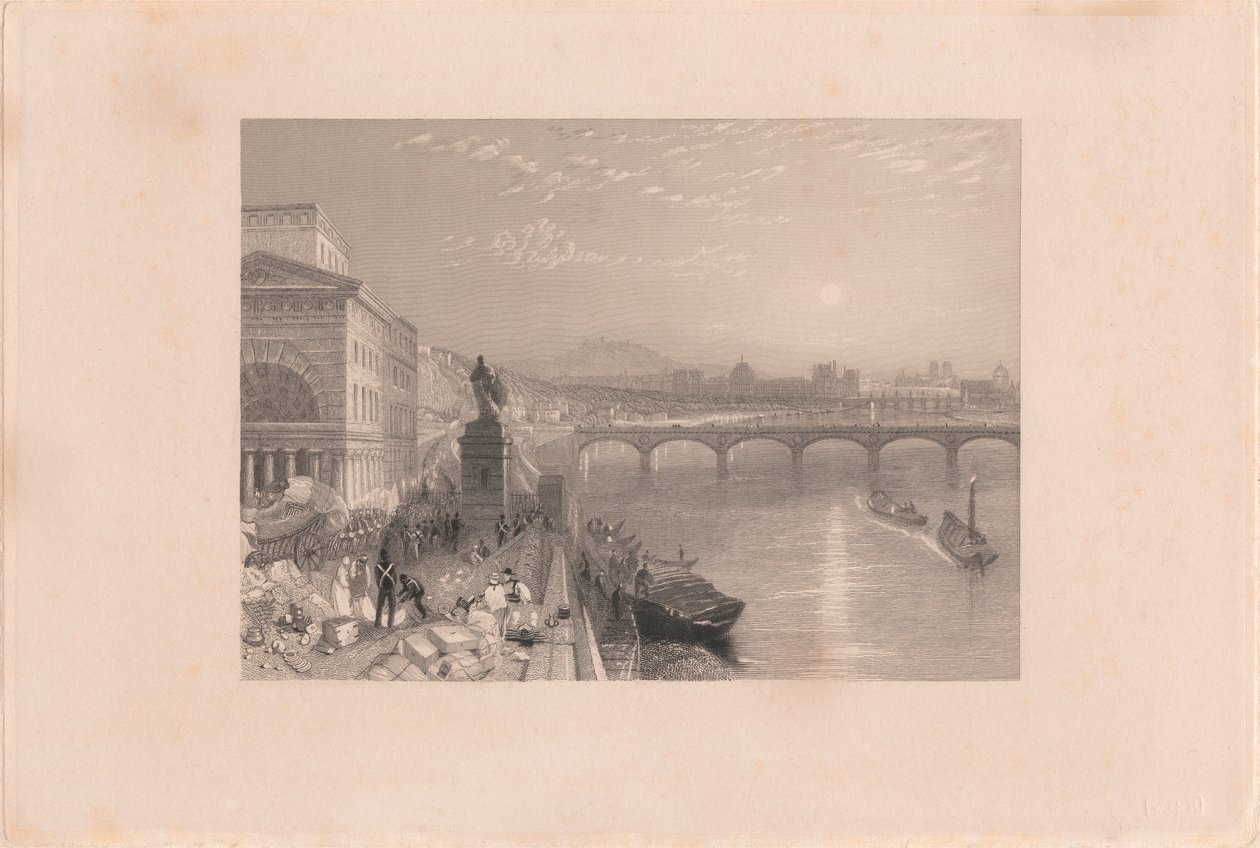 Paříž z Barriere de Passy od James T. Willmore