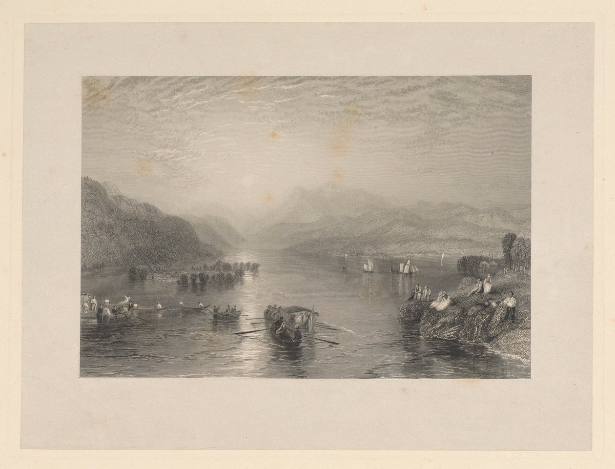 Winander-Mere, Westmoreland od James T. Willmore