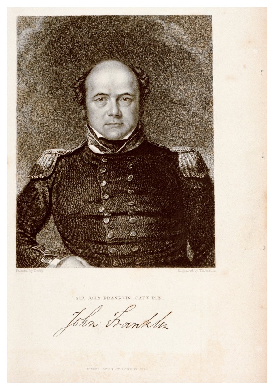 Sir John Franklin Capt. R.N. John Franklin od James Thomson