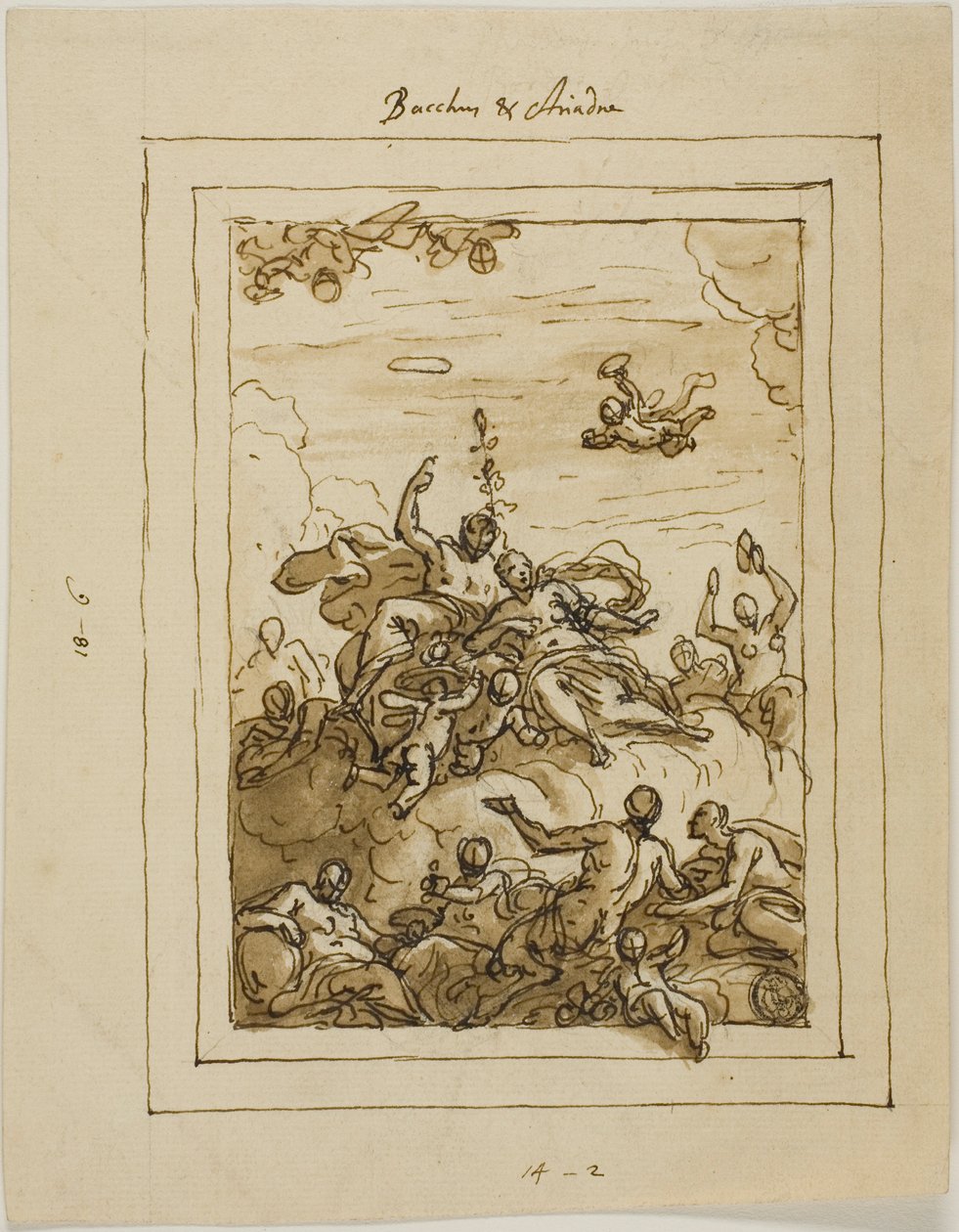 Bakchus a Ariadna od James Thornhill
