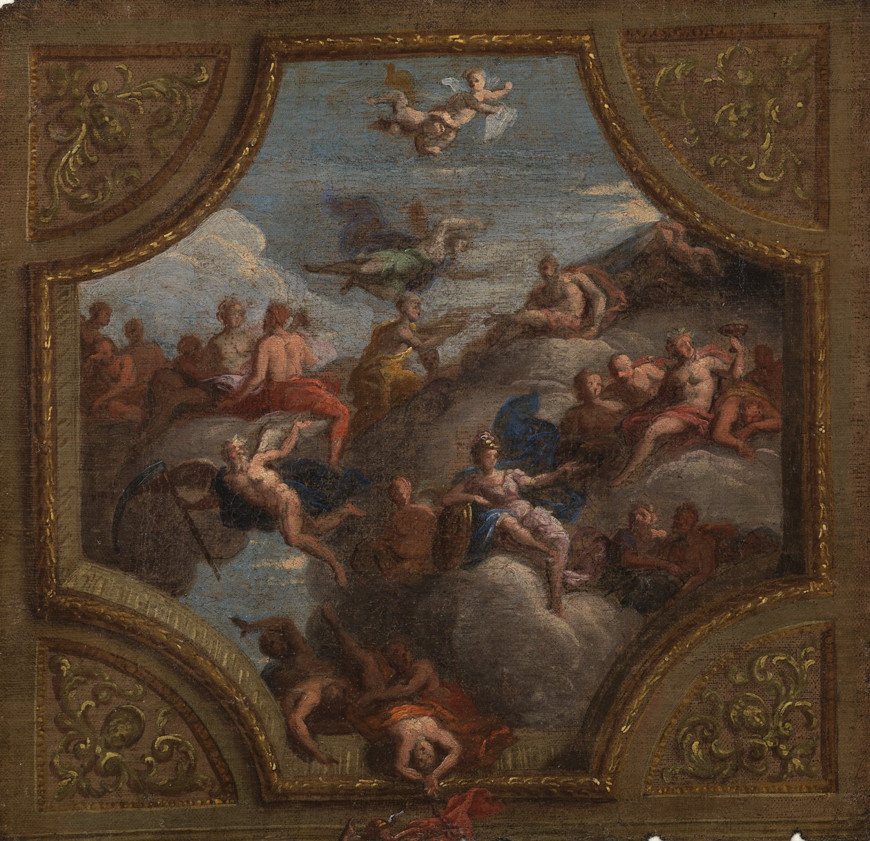 Skica pro stropní dekoraci, 1700 od James Thornhill