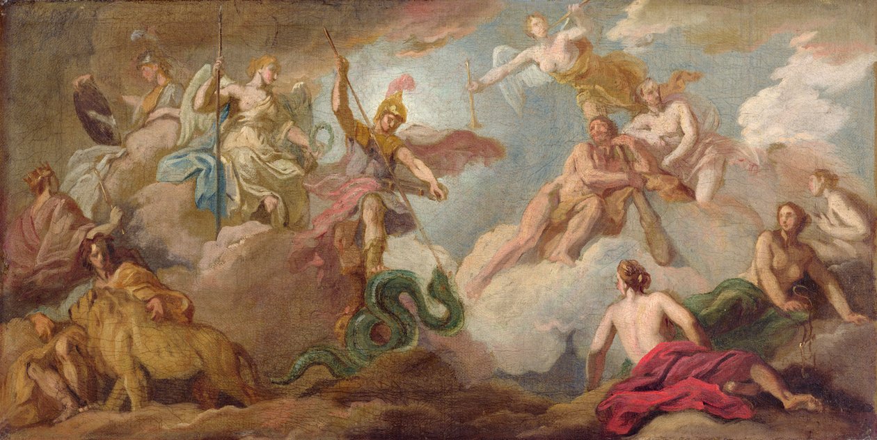 The Victory of Apollo, c.1716 (olej na plátně) od James Thornhill
