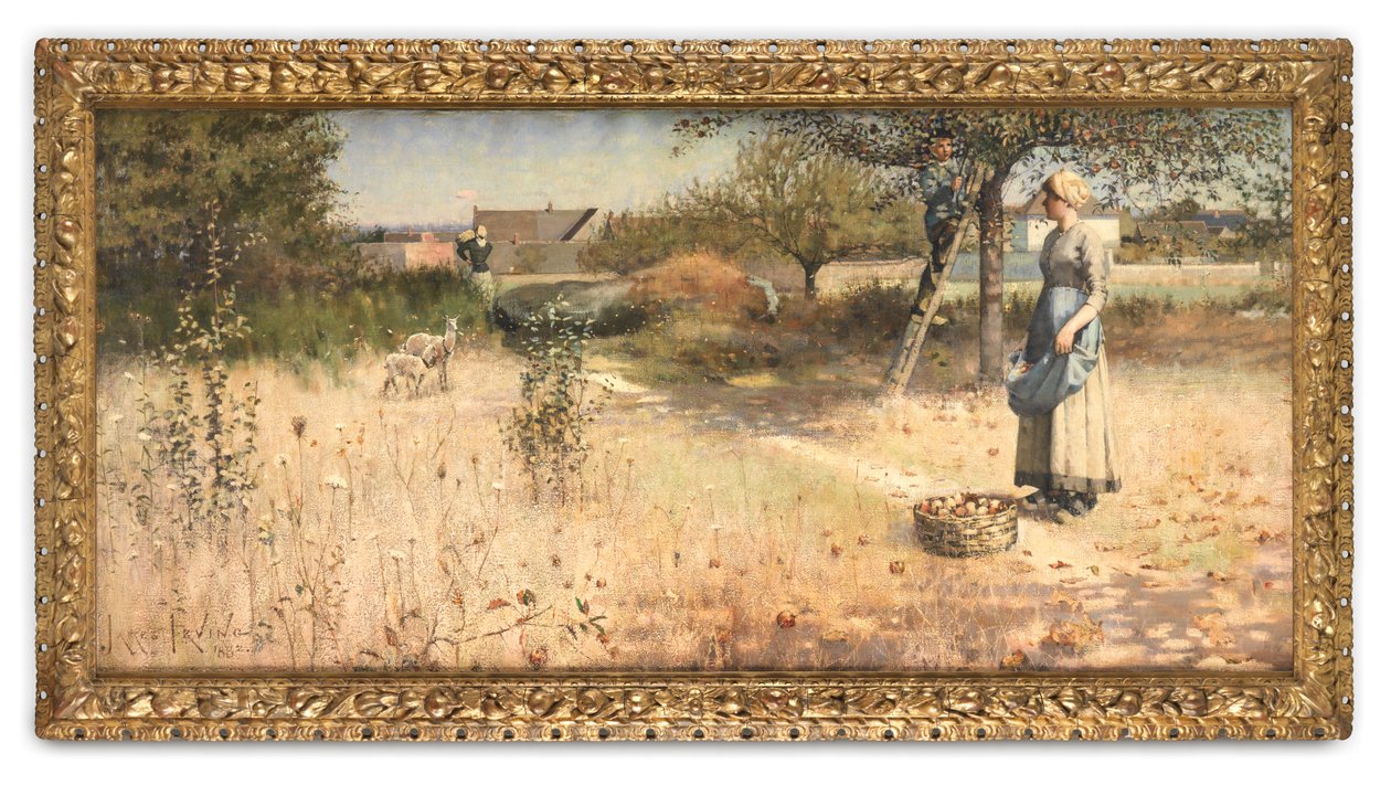 The Apple Harvest, Barbizon (olej na plátně) od James Thwaite Irving
