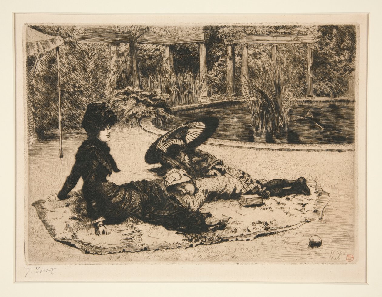 Vedle bazénu (Sur l od James Tissot