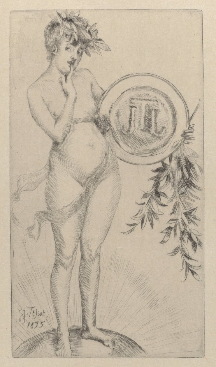 První frontispis s monogramem, 1875. od James Tissot