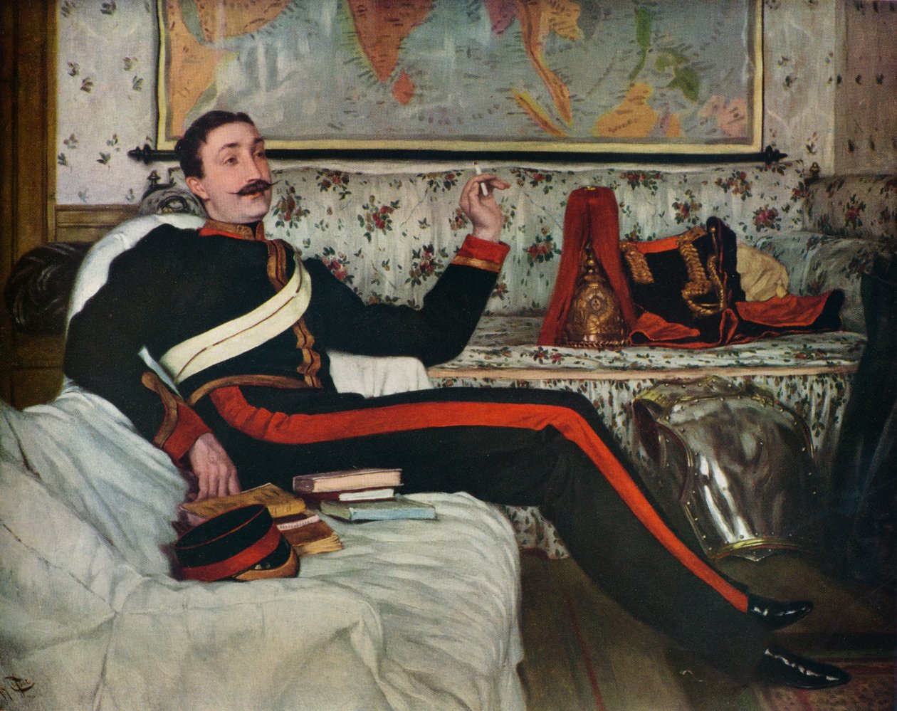 Frederick Gustavus Burnaby, 1870 od James Jacques Joseph Tissot