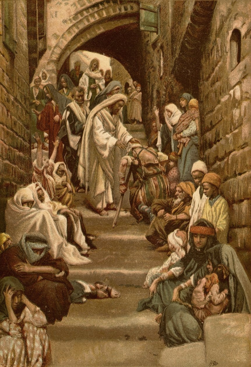 Ve vesnicích k němu přinášeli nemocné od James Tissot