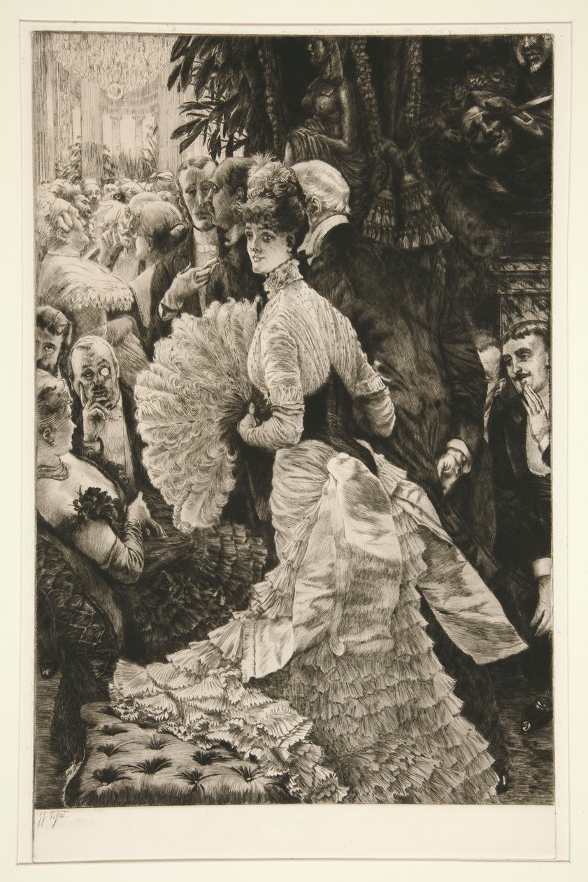 Žena v Paříži, od James Tissot