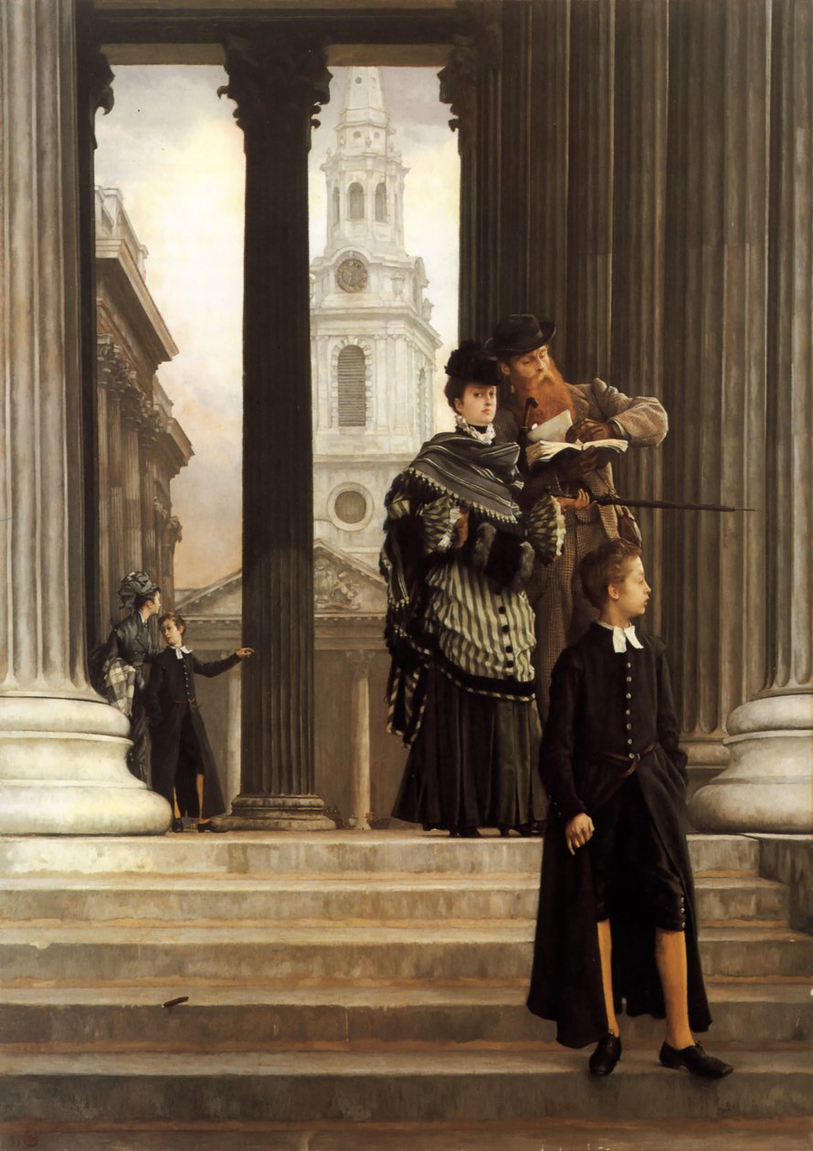 Návštěvníci Londýna od James Jacques Joseph Tissot