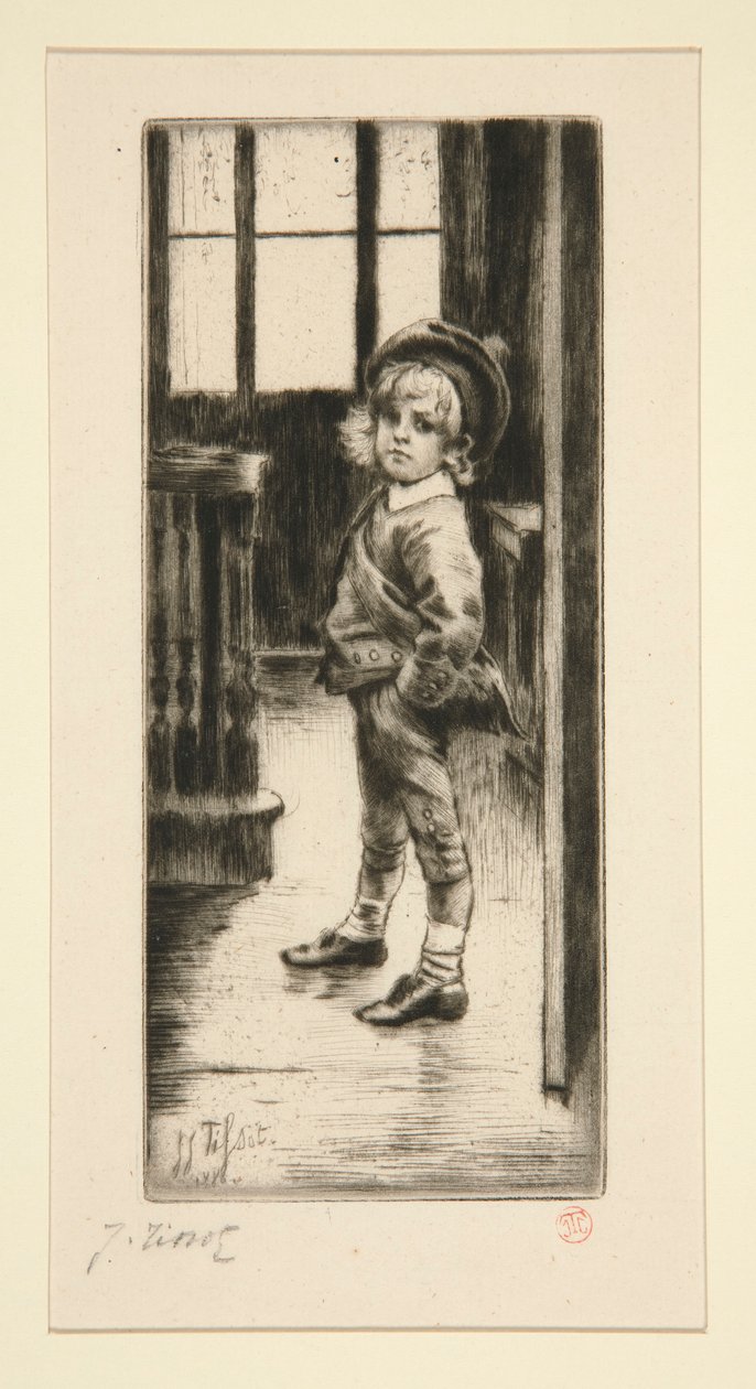Sa Premi?re Culotte [První pár kalhot] od James Tissot
