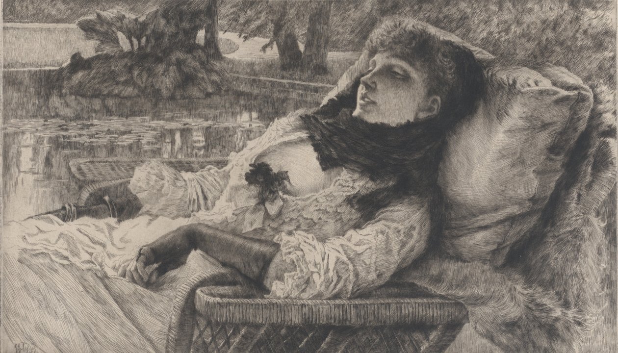 Letní večer, 1881. od James Tissot