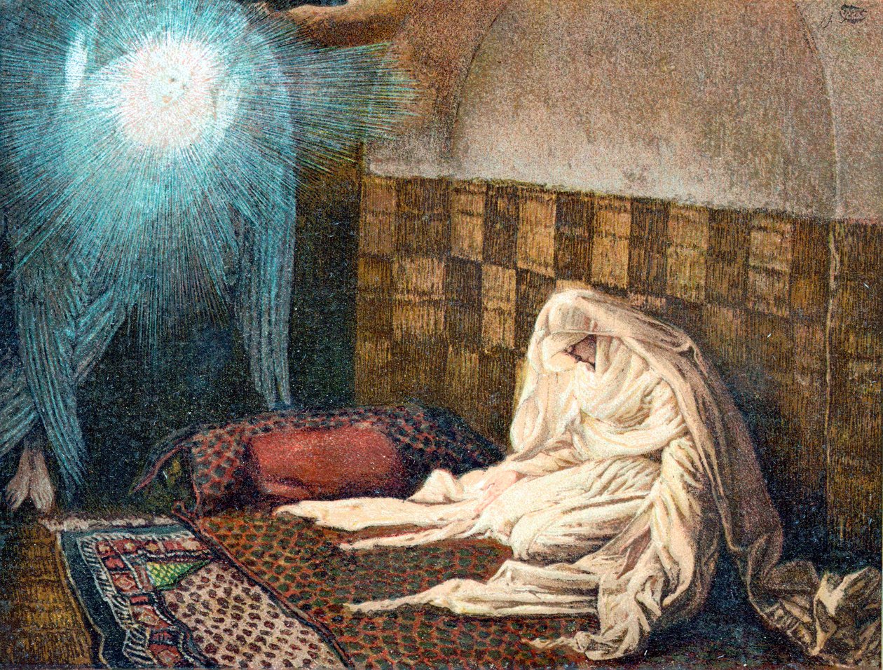 Zvěstování, 1897 od James Tissot