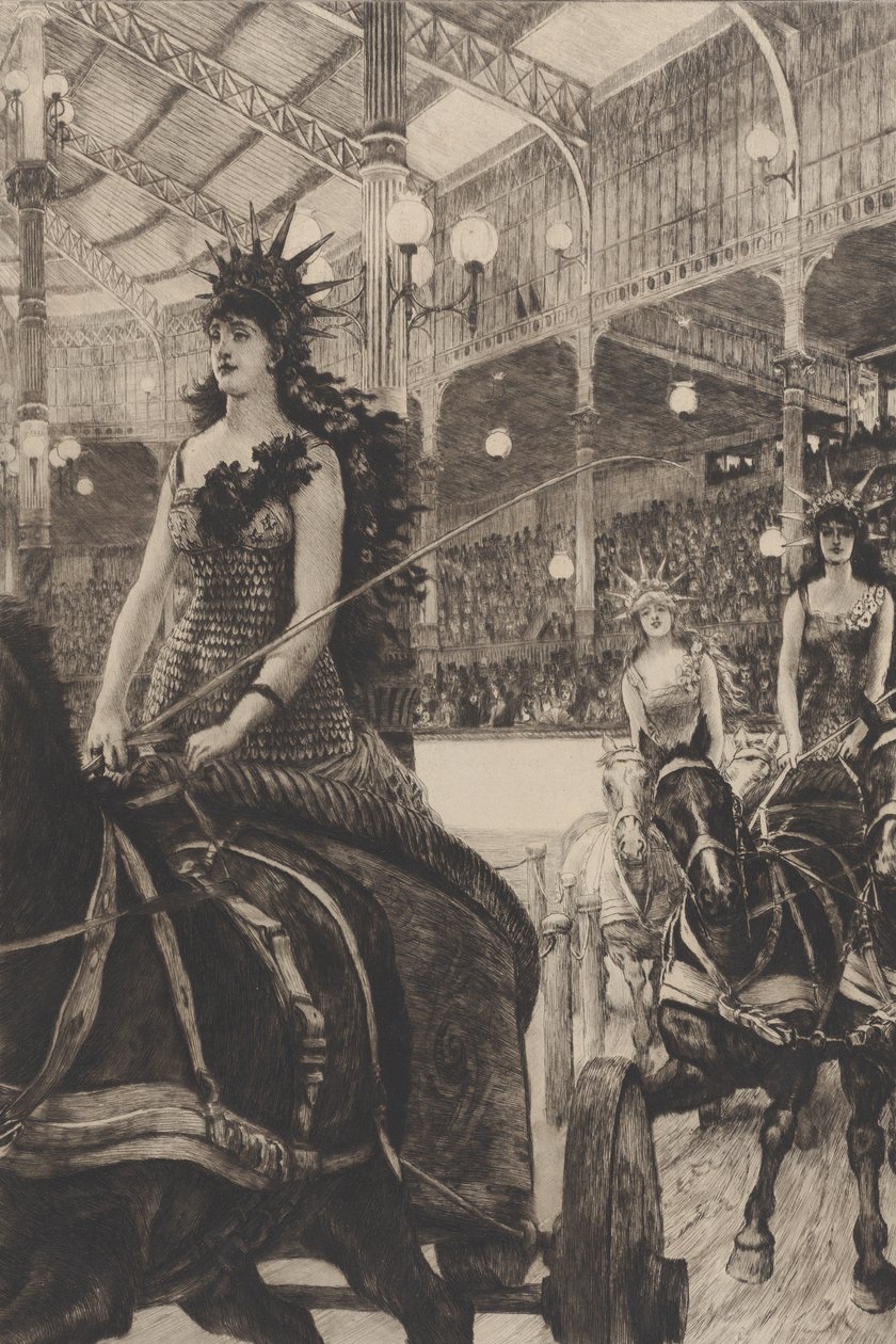 Dámy vozů na Hippodrome Ces dames des chars à l