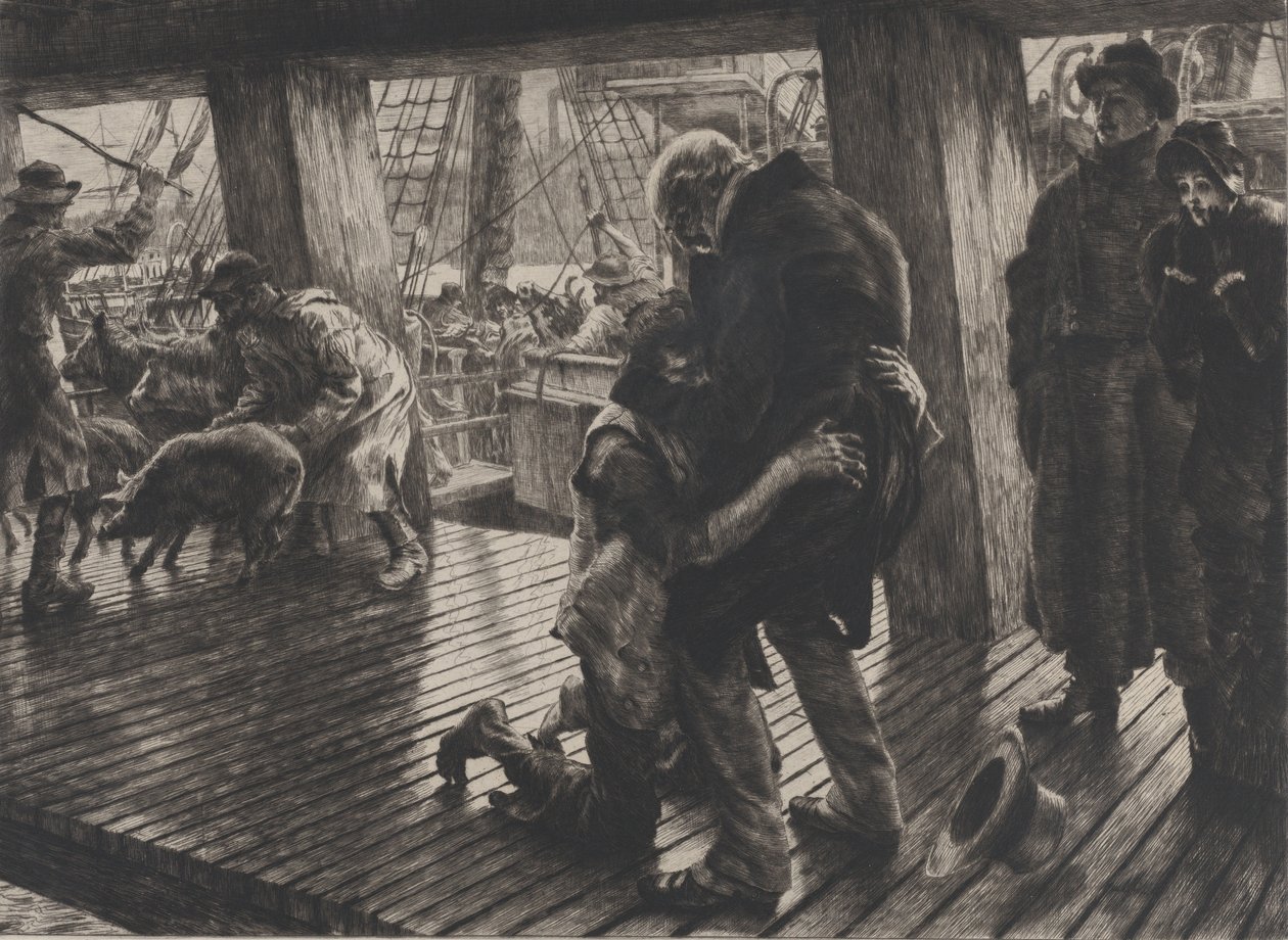 Podobenství o marnotratném synovi, č. III: Návrat, 1882. od James Tissot