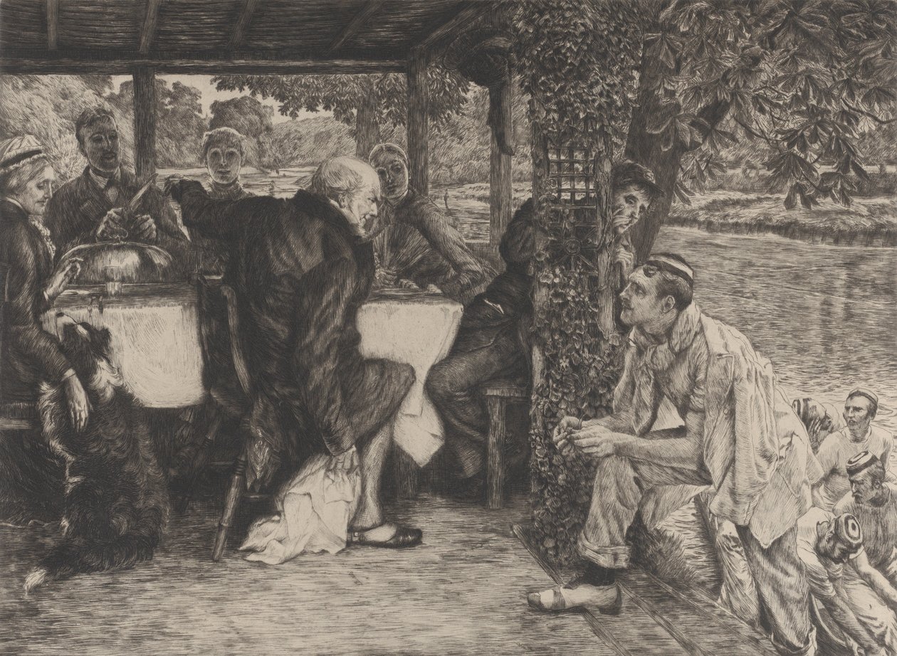 Podobenství o marnotratném synovi, č. IV: Vykrmené tele, 1882. od James Tissot