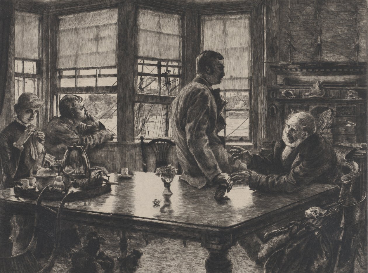 Podobenství o marnotratném synovi: Odjezd č. 1, 1882. od James Tissot